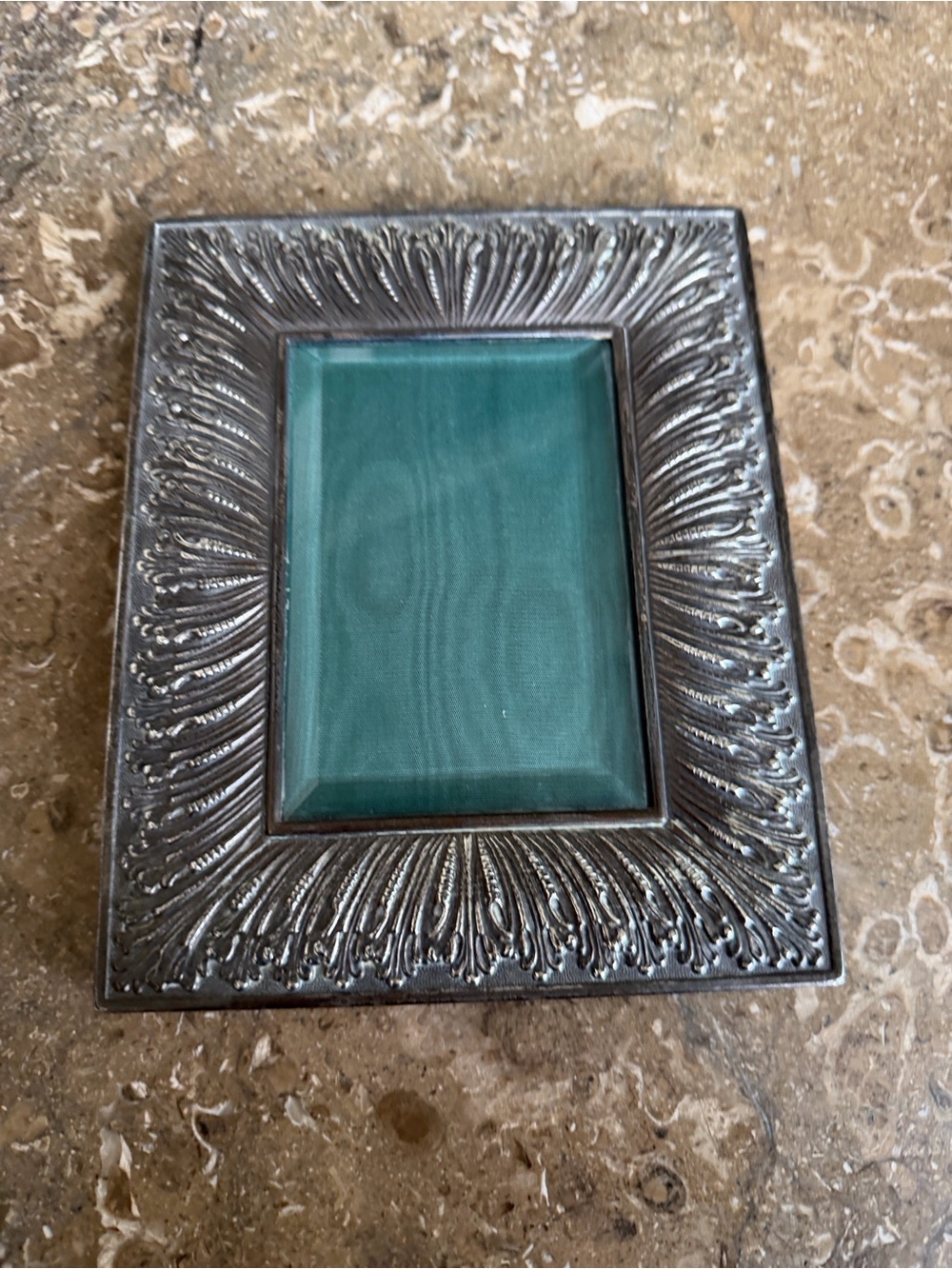 BUCCELLATI Medium Silver Rouche Linenfold Picture Frame - Picture 8 of 10